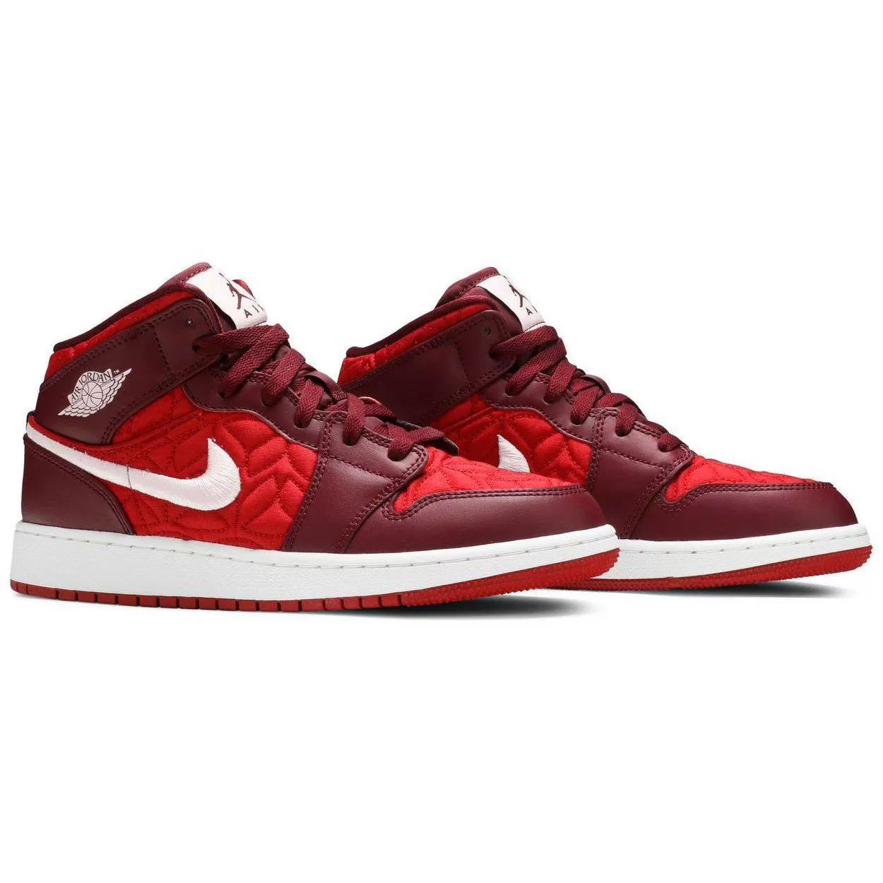 Nike Jordan 1 Mid SE Red Quilt (GS)