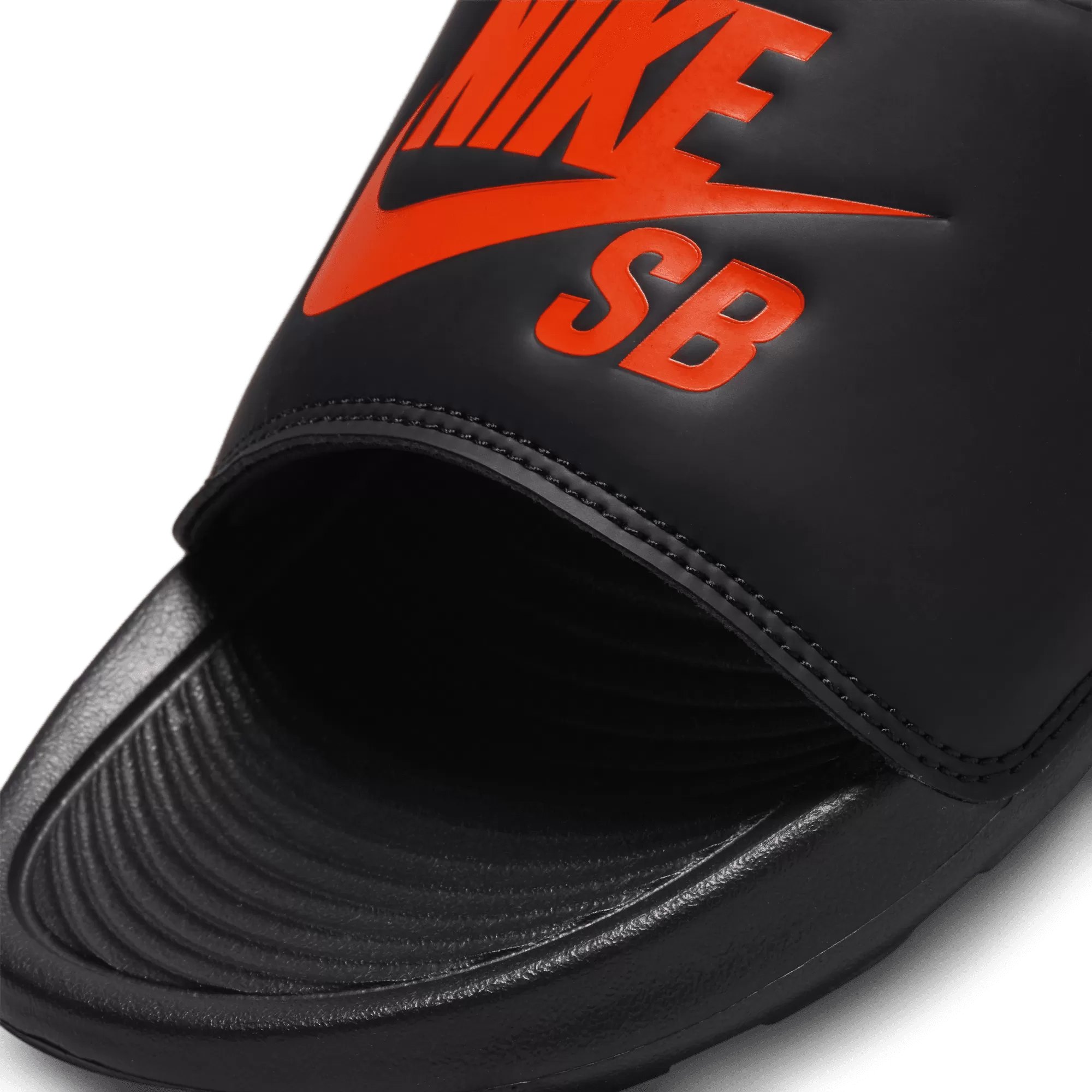 Nike SB Victori One Slides Black/Team Orange