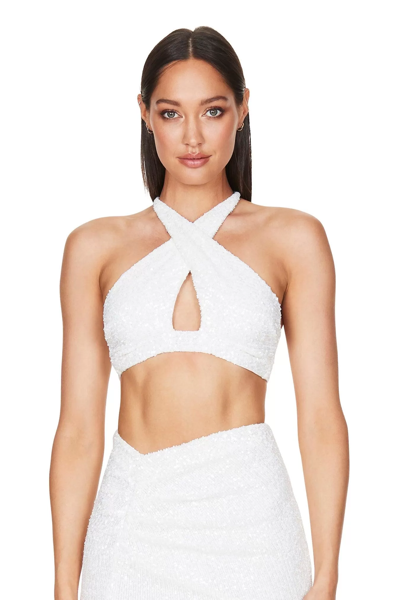 Nookie Leilani Crop - White