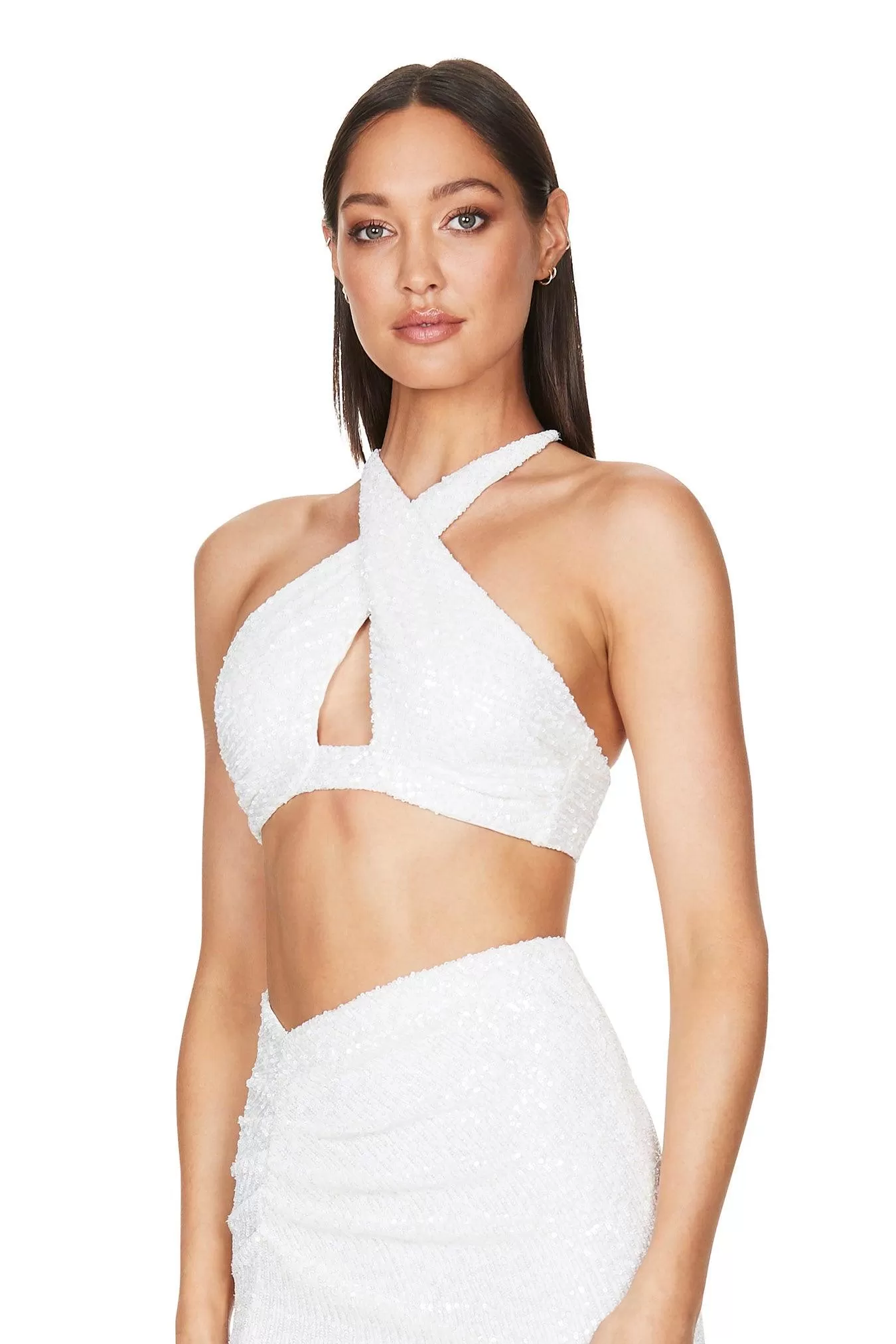 Nookie Leilani Crop - White