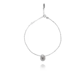 Olivia Silver Anklet Seashell