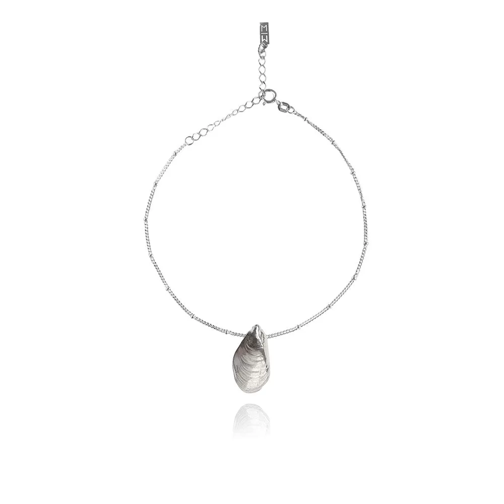 Olivia Silver Anklet Seashell