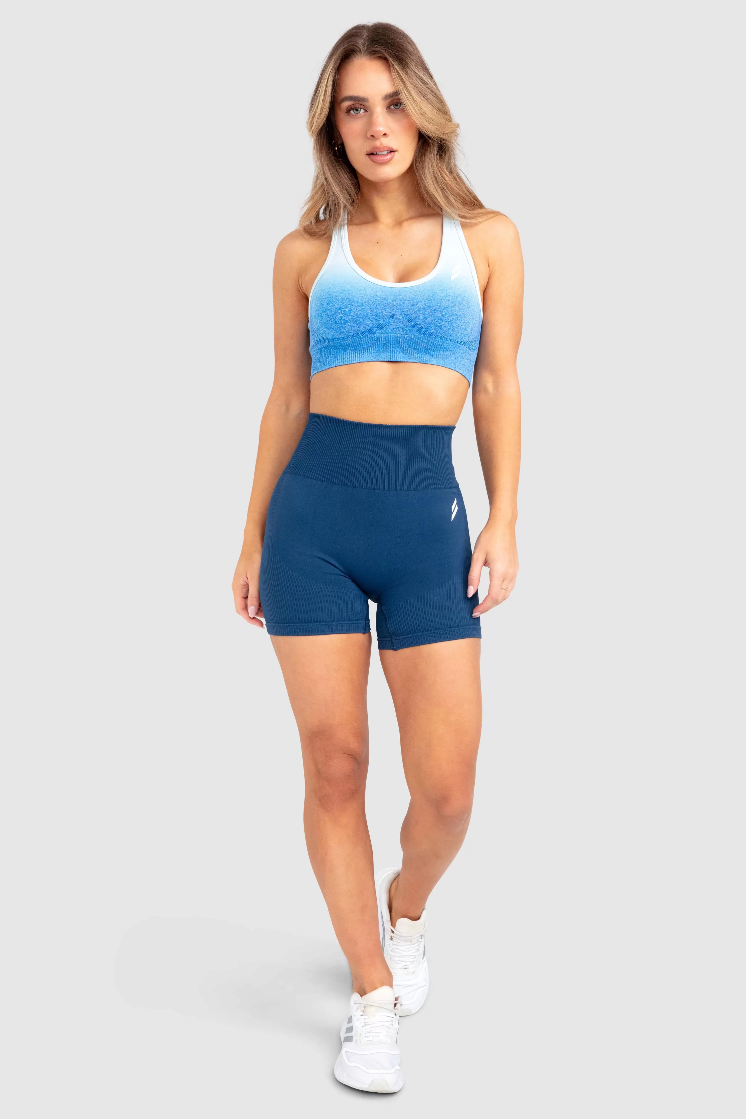 Ombre Seamless Crop - Blue