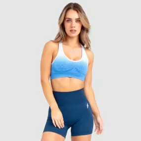 Ombre Seamless Crop - Blue