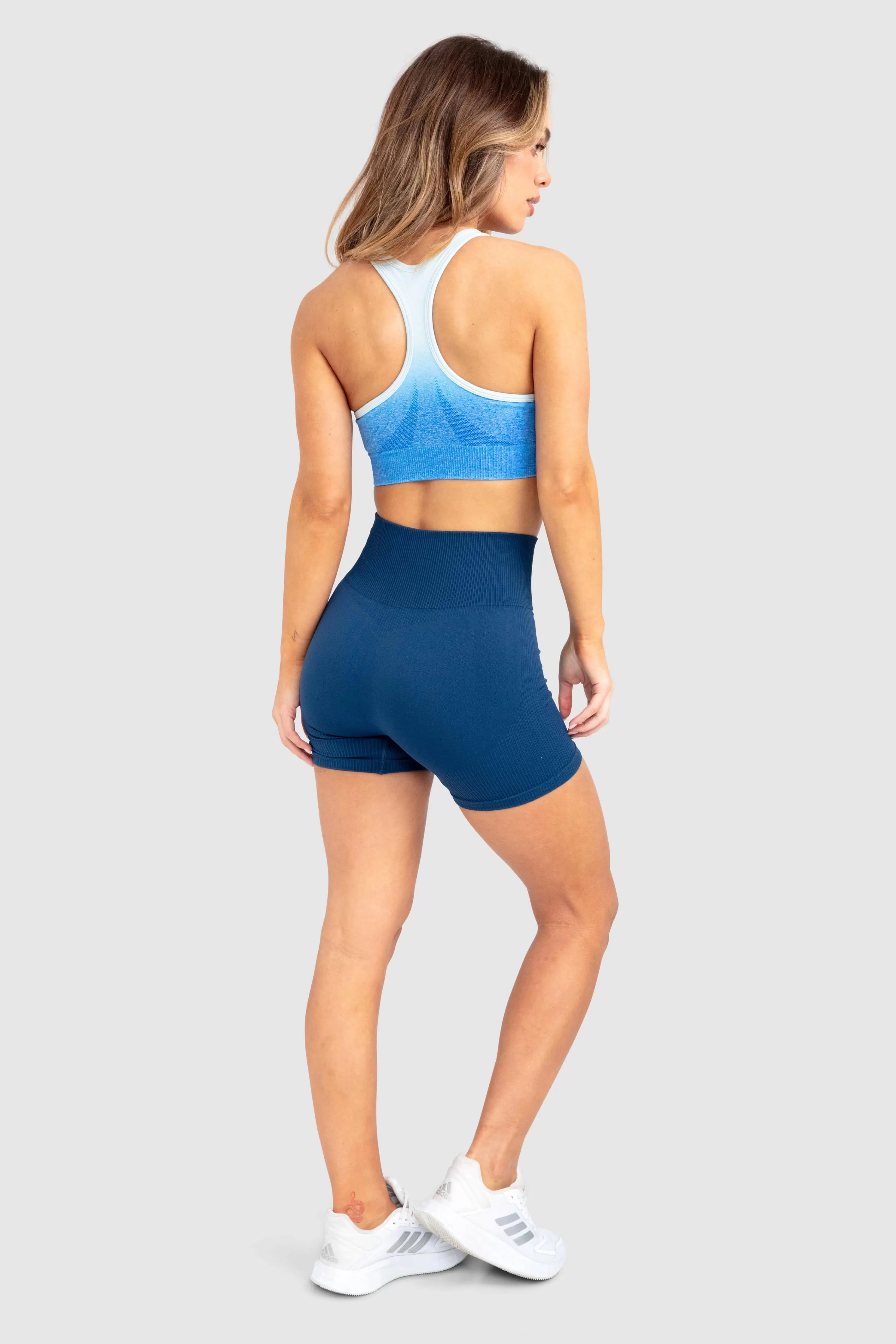 Ombre Seamless Crop - Blue