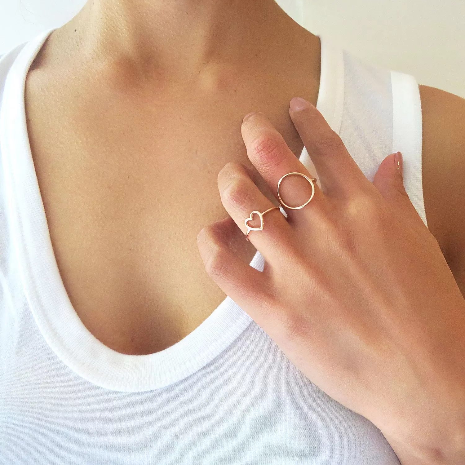 Open Circle Ring