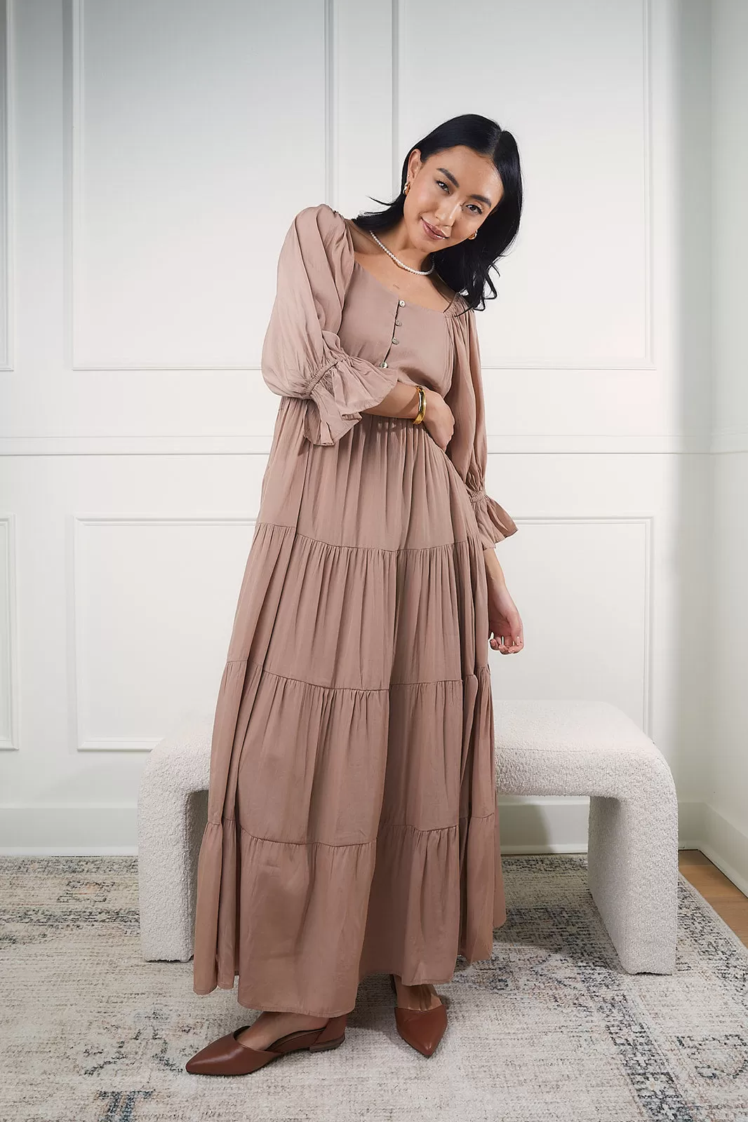 Ordinary Grace Tiered Maxi Dress