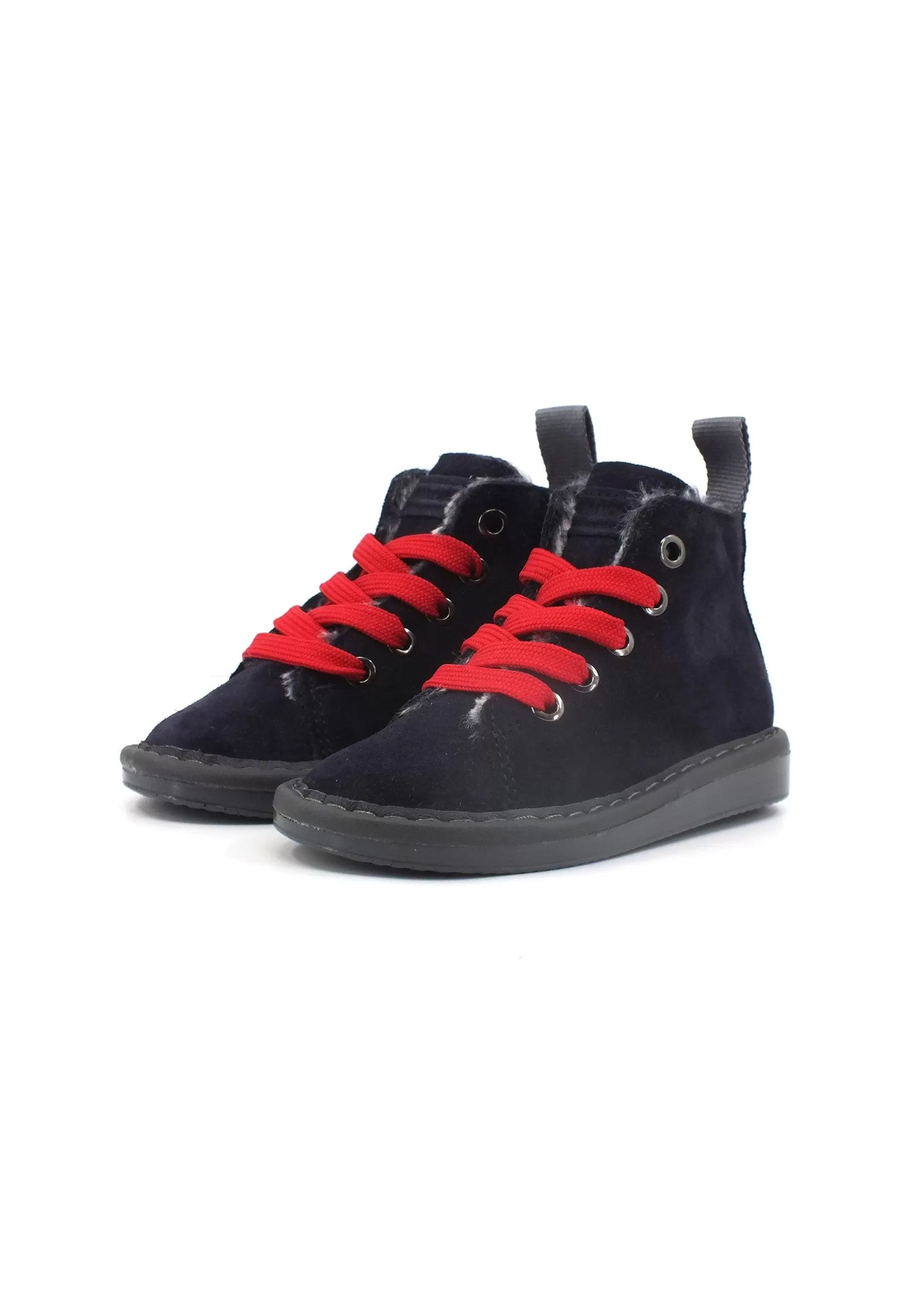 PAN CHIC Stivaletto Pelo Bimbo Space Blue Red P01B007-00332094