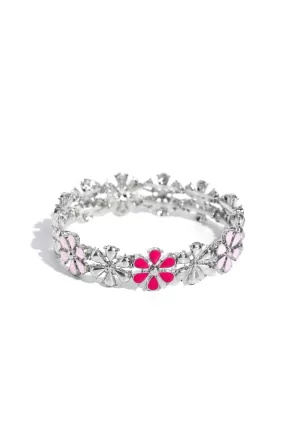 Paparazzi Floral Fair Pink Bracelet