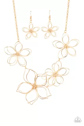 Paparazzi Flower Garden Fashionista - Gold Necklace