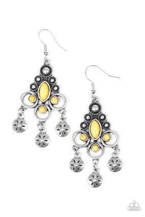 Paparazzi Southern Expressions - Yellow Earrings