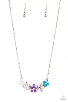 Paparazzi WILDFLOWER About You Purple Necklace & Earring Set