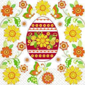 Paper Napkins “Sunny Pysanka” - 20 pk