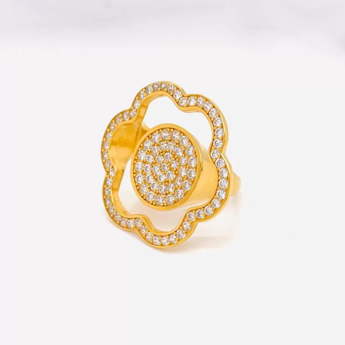 Paris Free Floating Daisy Ring