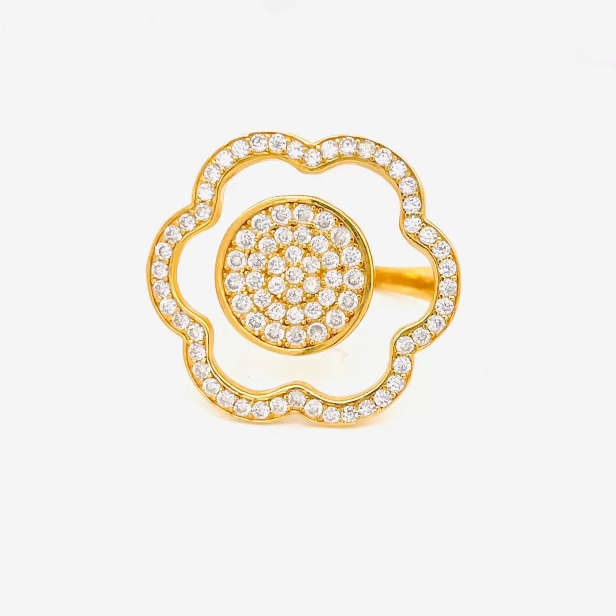 Paris Free Floating Daisy Ring