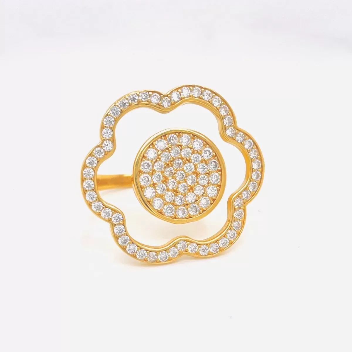 Paris Free Floating Daisy Ring