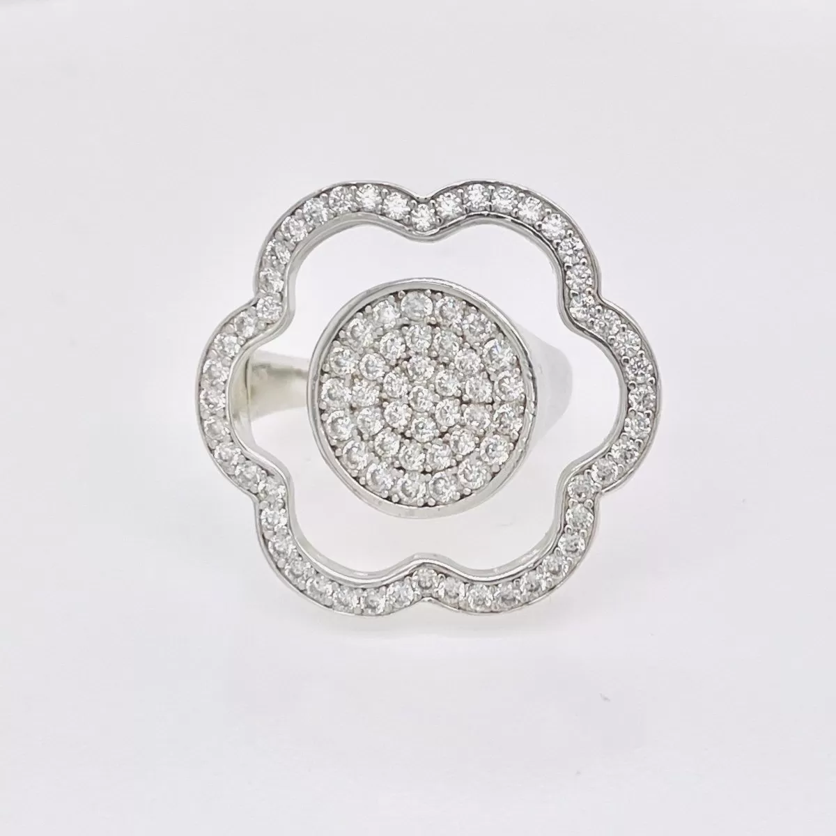 Paris Free Floating Daisy Ring