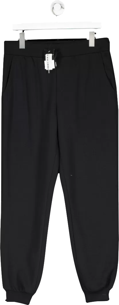 Peacocks Black Basic Joggers UK M