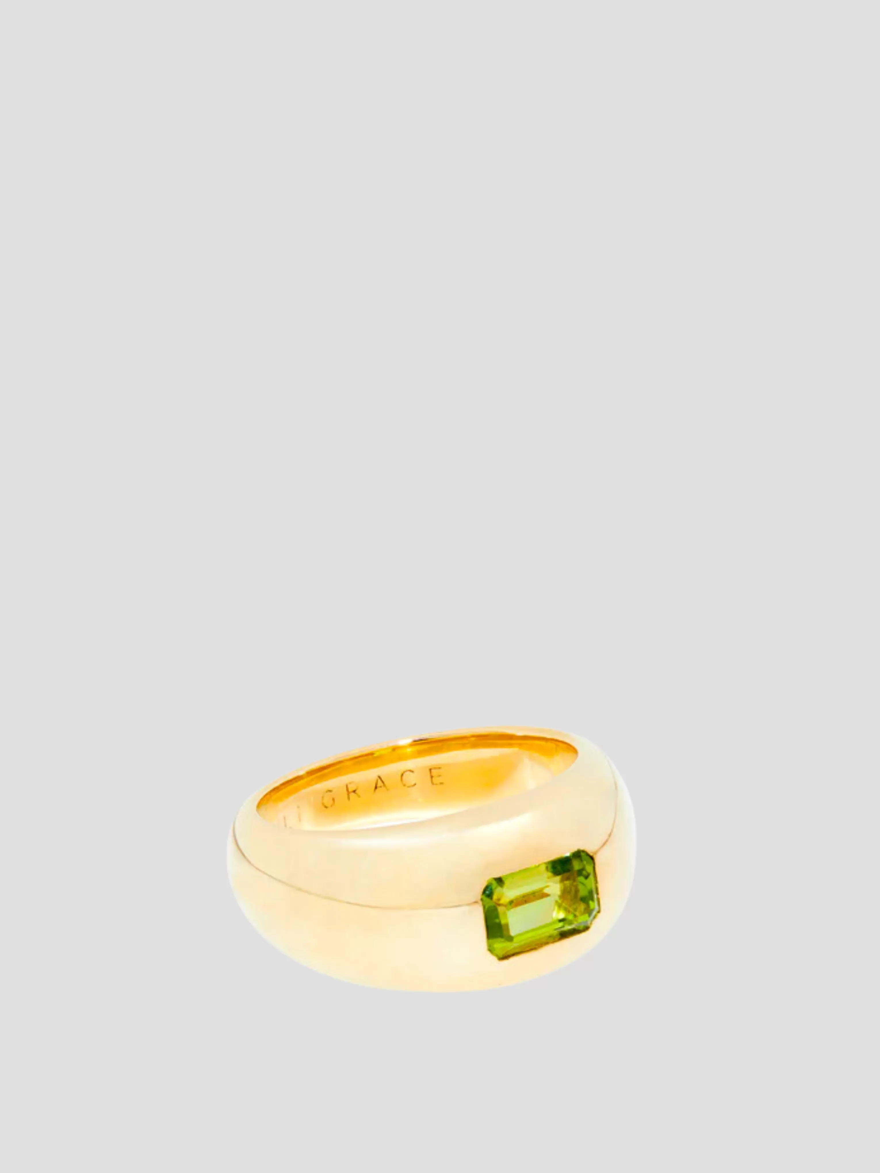 Peridot Bubble Ring