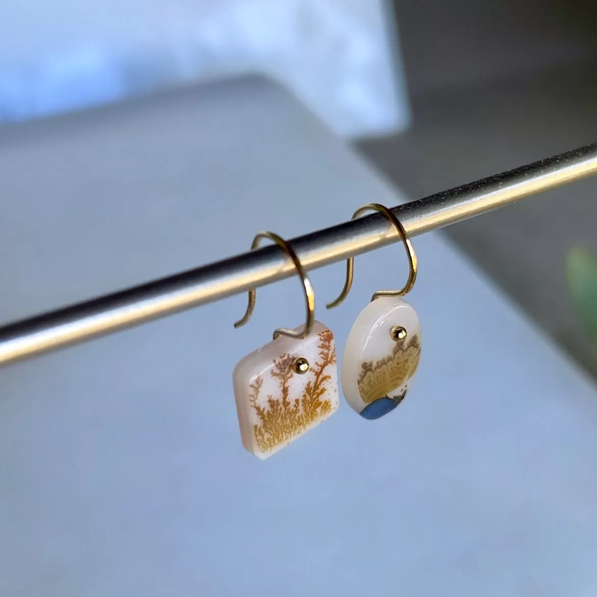 Petite end of summer earrings