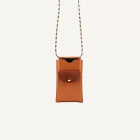 Phone Pouch Croissant  Brown 1401017