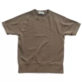 Pigment Short Sleeve Freedom Sweatshirt - Coffee