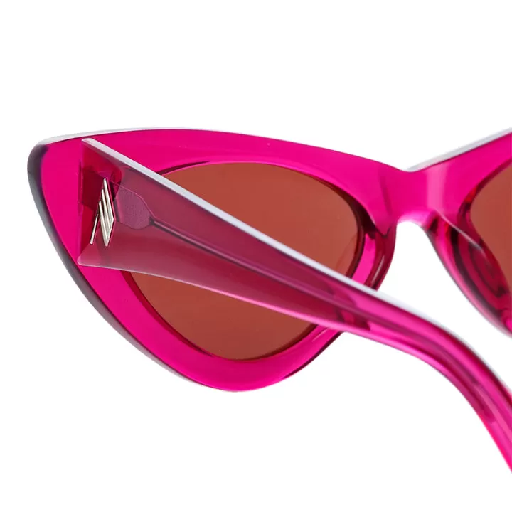 Pink Dora Maroon Cat Eye Acetate Sunglasses