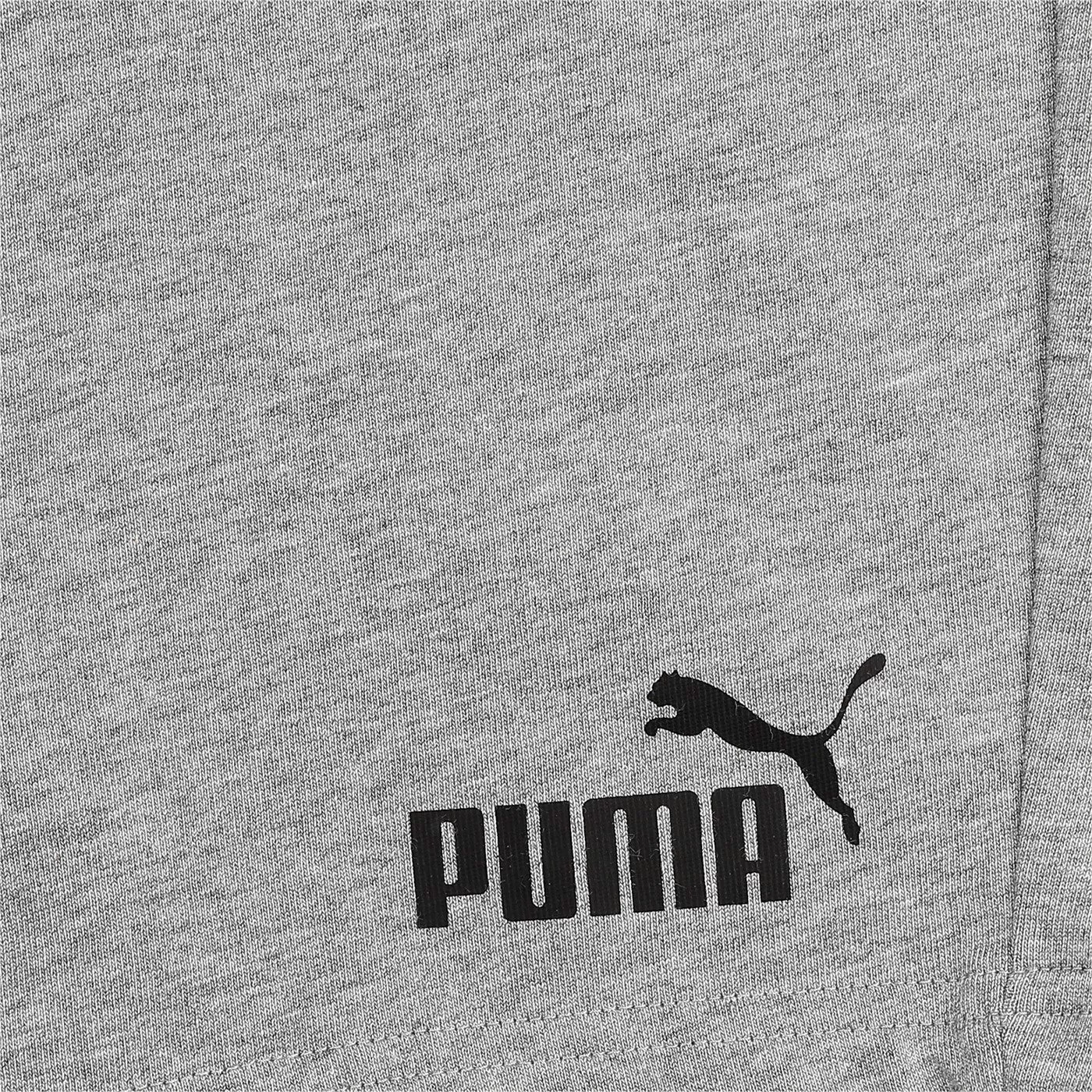 Puma boy's sports shorts in cotton Jersey 586971 03 grey