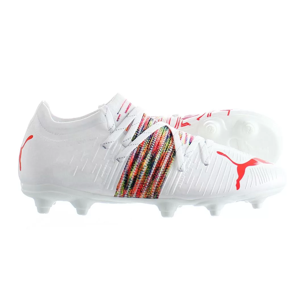 Puma Future Z 2.1 FG/AG White Kids Football Boots