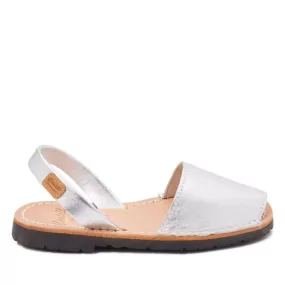 Renewed Leather Open Toe Menorcan Sandal For Kids - Iker 1097