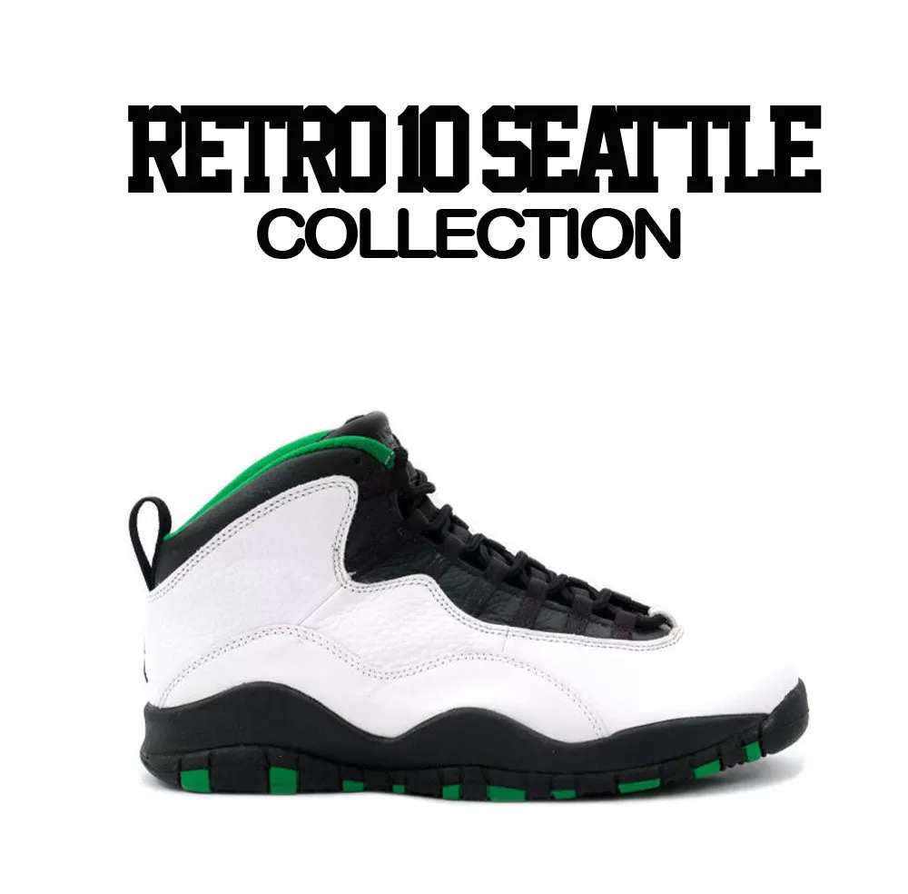 Retro 10 Seattle Shirt - Freedom - Green