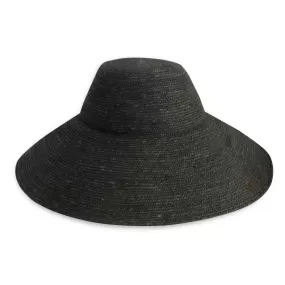 RIRI Jute Straw Hat, in Black