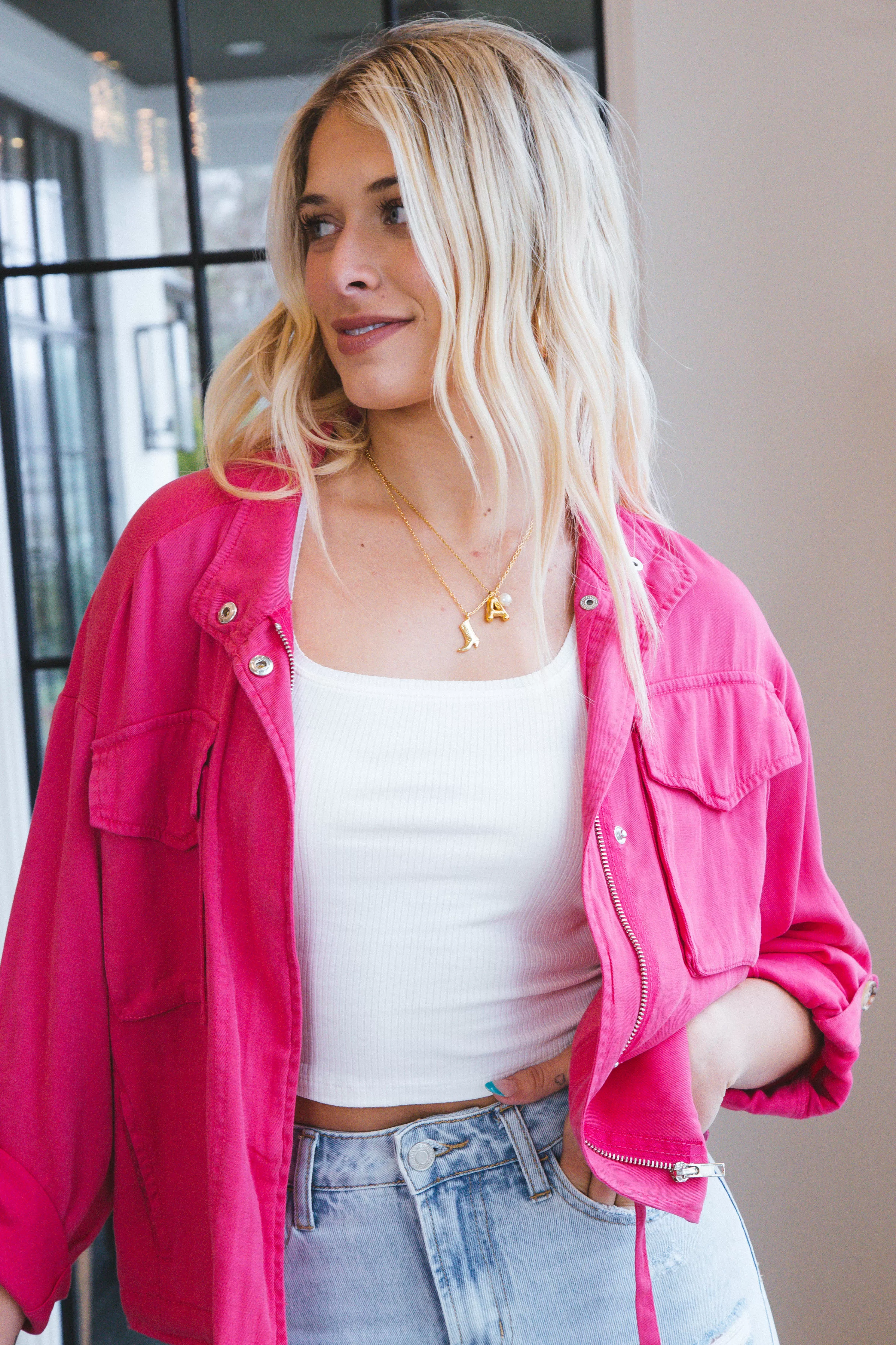 Rogue Utility Jacket, Pink Berry | Velvet Heart