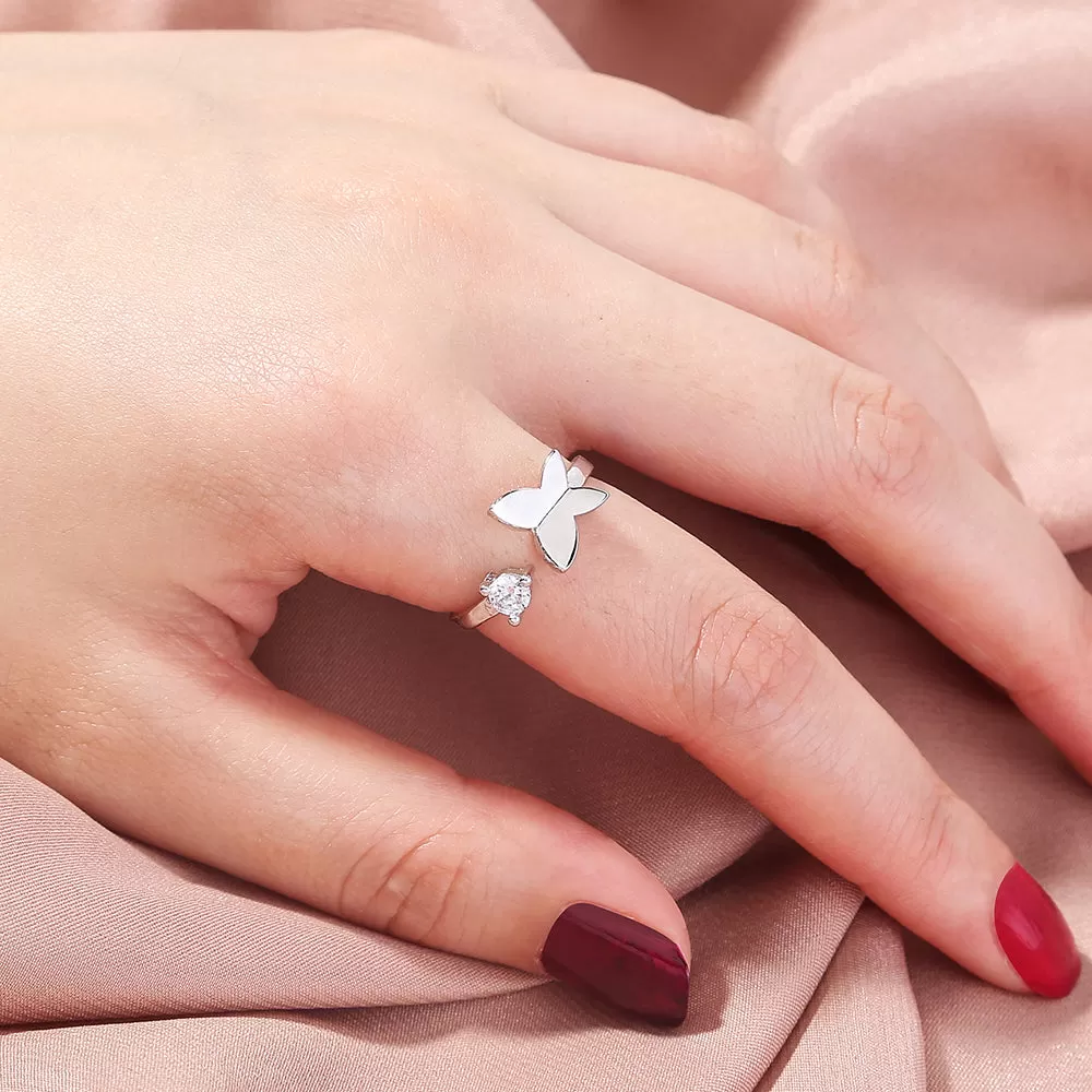 Soaring Butterfly Ring