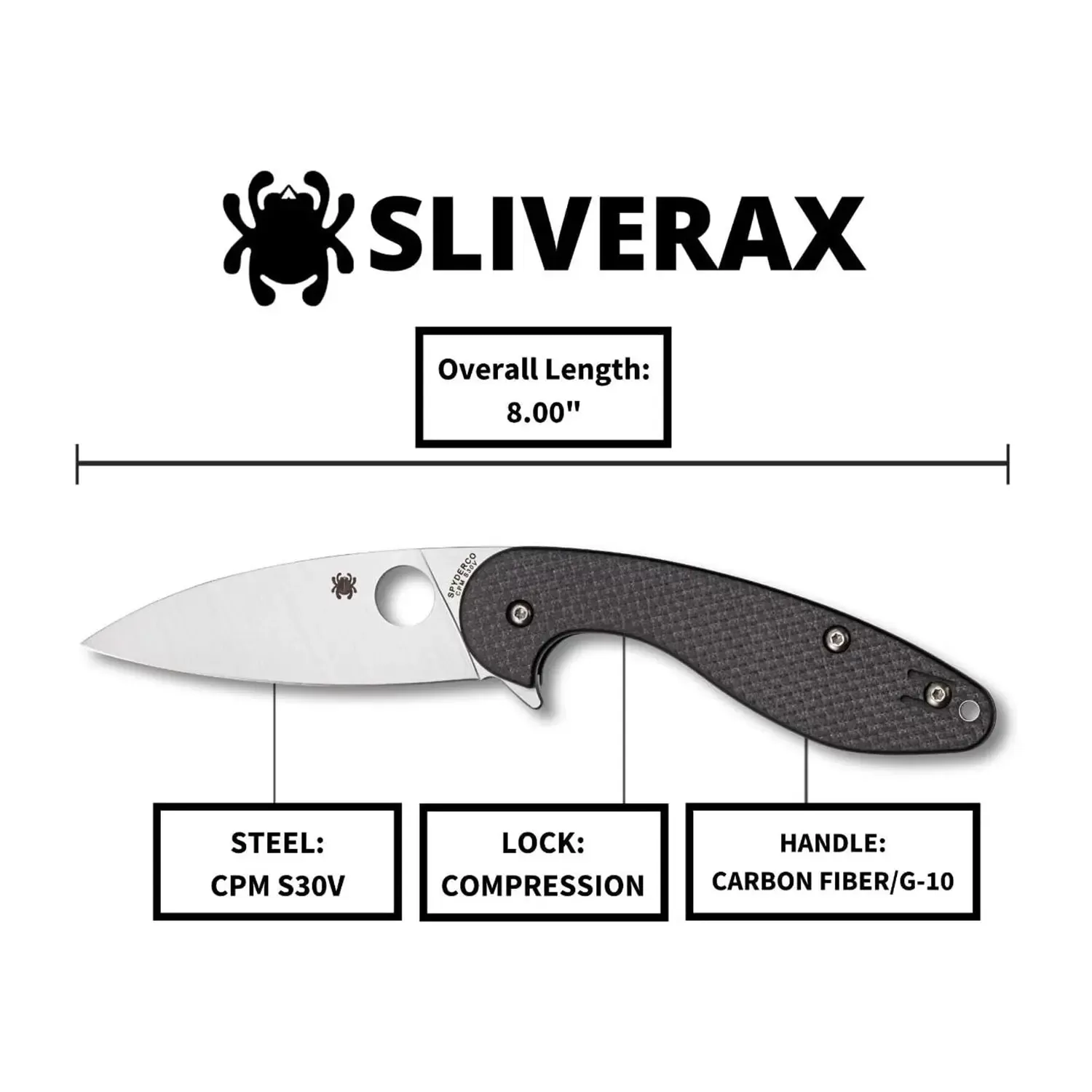 Spyderco Sliverax C228CFP