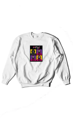 Squid Game Operatives - Digital Graphics Basic Sweat Shirt White