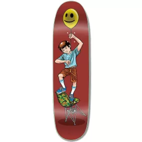 Strangelove Balloon Boy Shaped Deck 8.5" Maroon