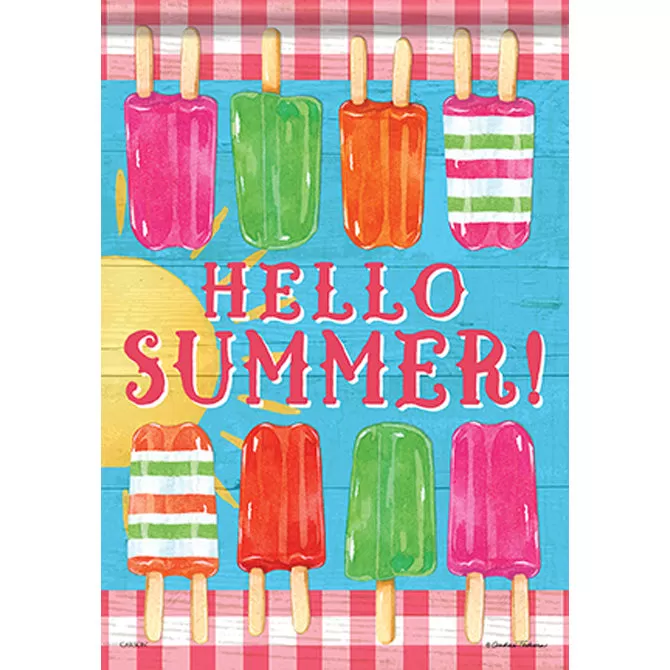 Summer Popsicles Garden Flag