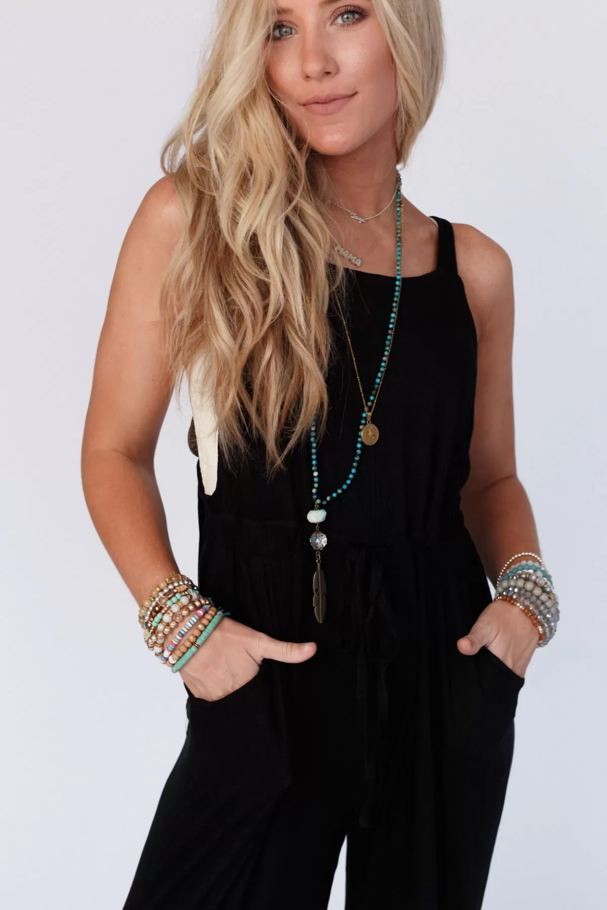 Summer Sizzle Jumpsuit - Black