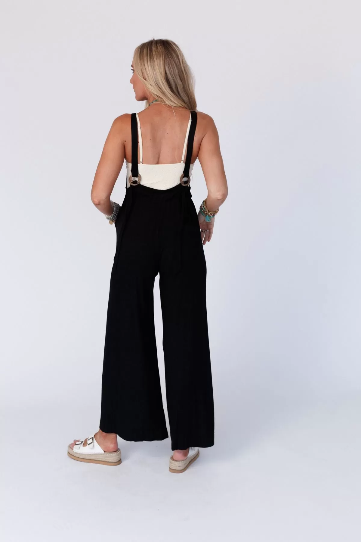 Summer Sizzle Jumpsuit - Black