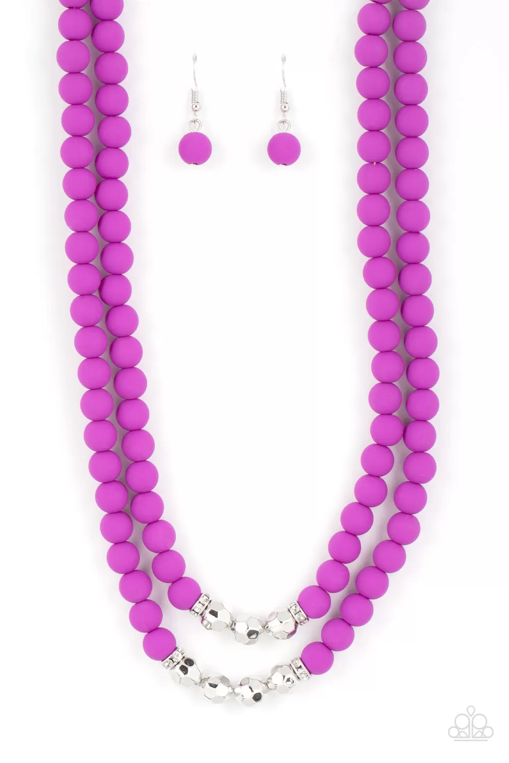 Summer Splash - Purple Necklace