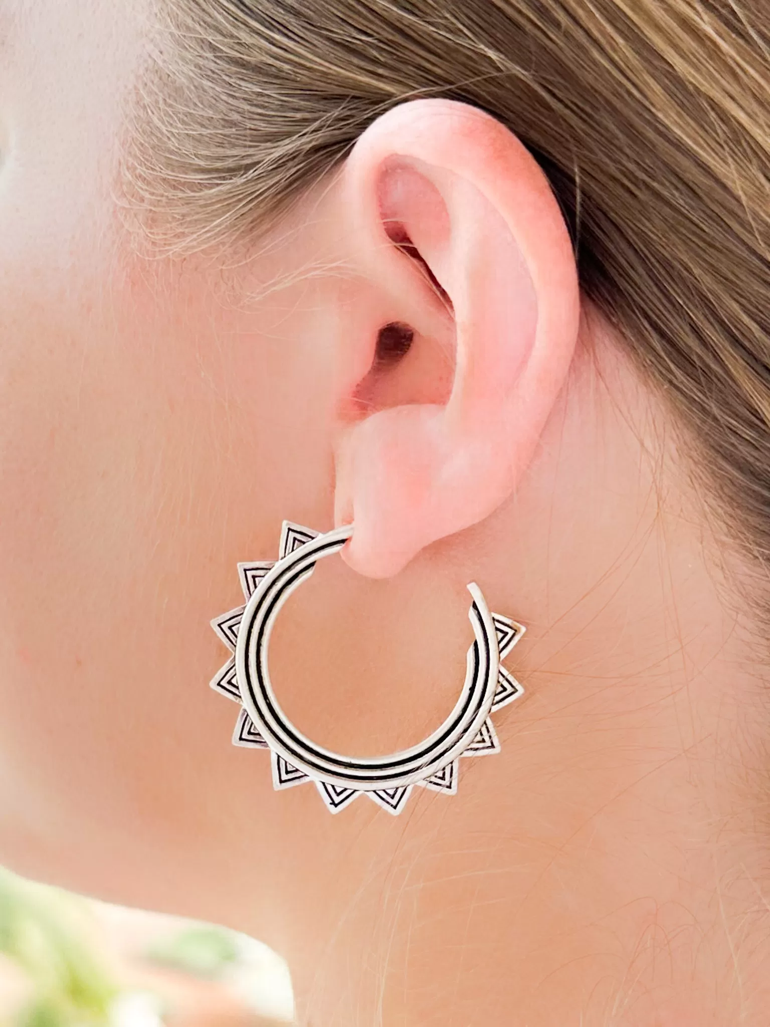 Sunny Day Silver Earrings