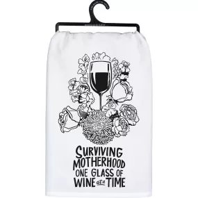 Surviving Motherhood Kitchen Towel