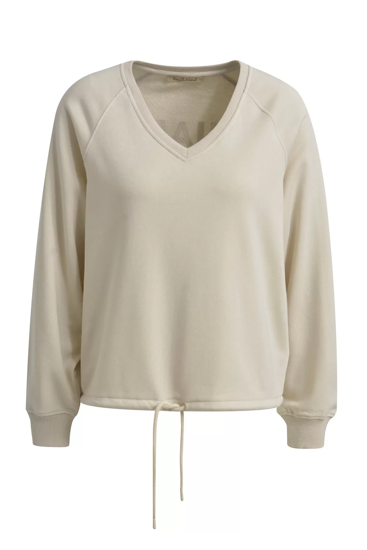 Sweatshirt with drawstring