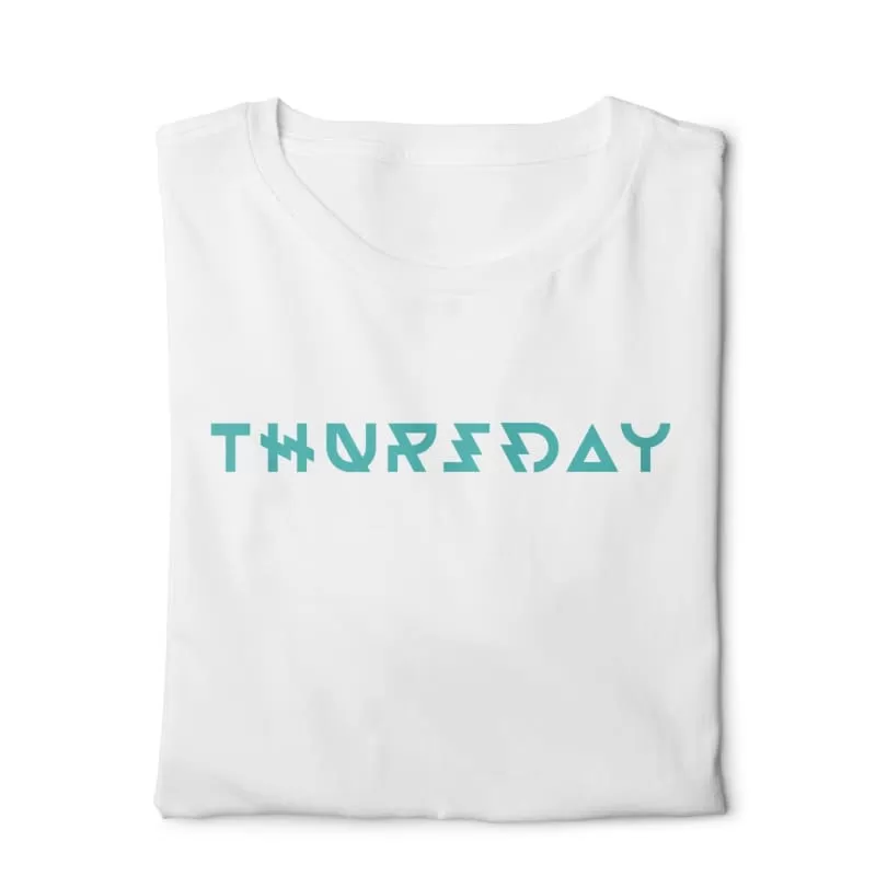 Thursday - Digital Graphics Basic T-shirt White