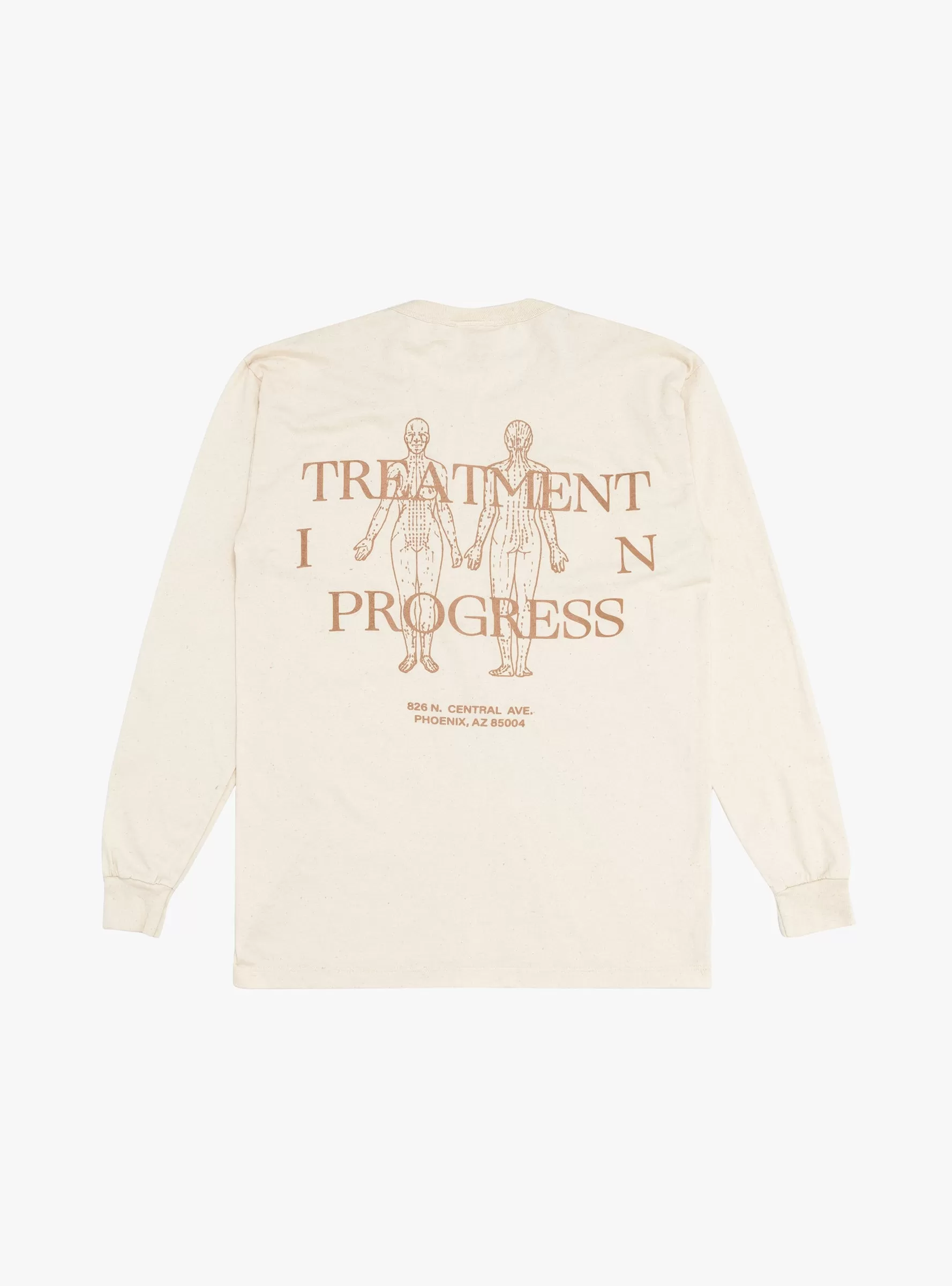 Treatment in Progress LS T-shirt Natural