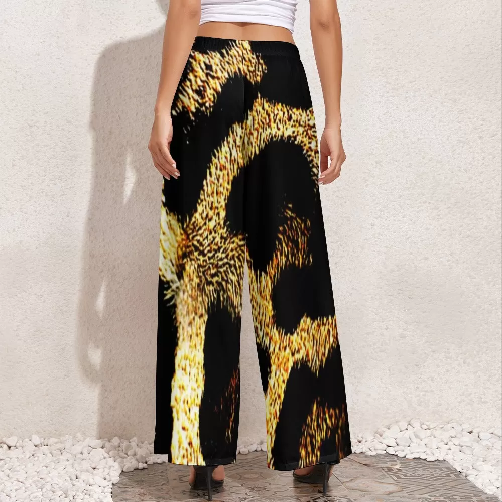 TRP Leopard Print 01 Ladies Designer Wide Leg Pants (2 styles)