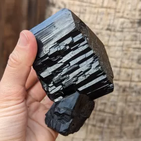 ~TUCSON EXCLUSIVE! ~ TERMINATED AA GRADE BLACK TOURMALINE CRYSTAL FROM ERONGO MOUNTAIN, ERONGO REGION, NAMIBIA