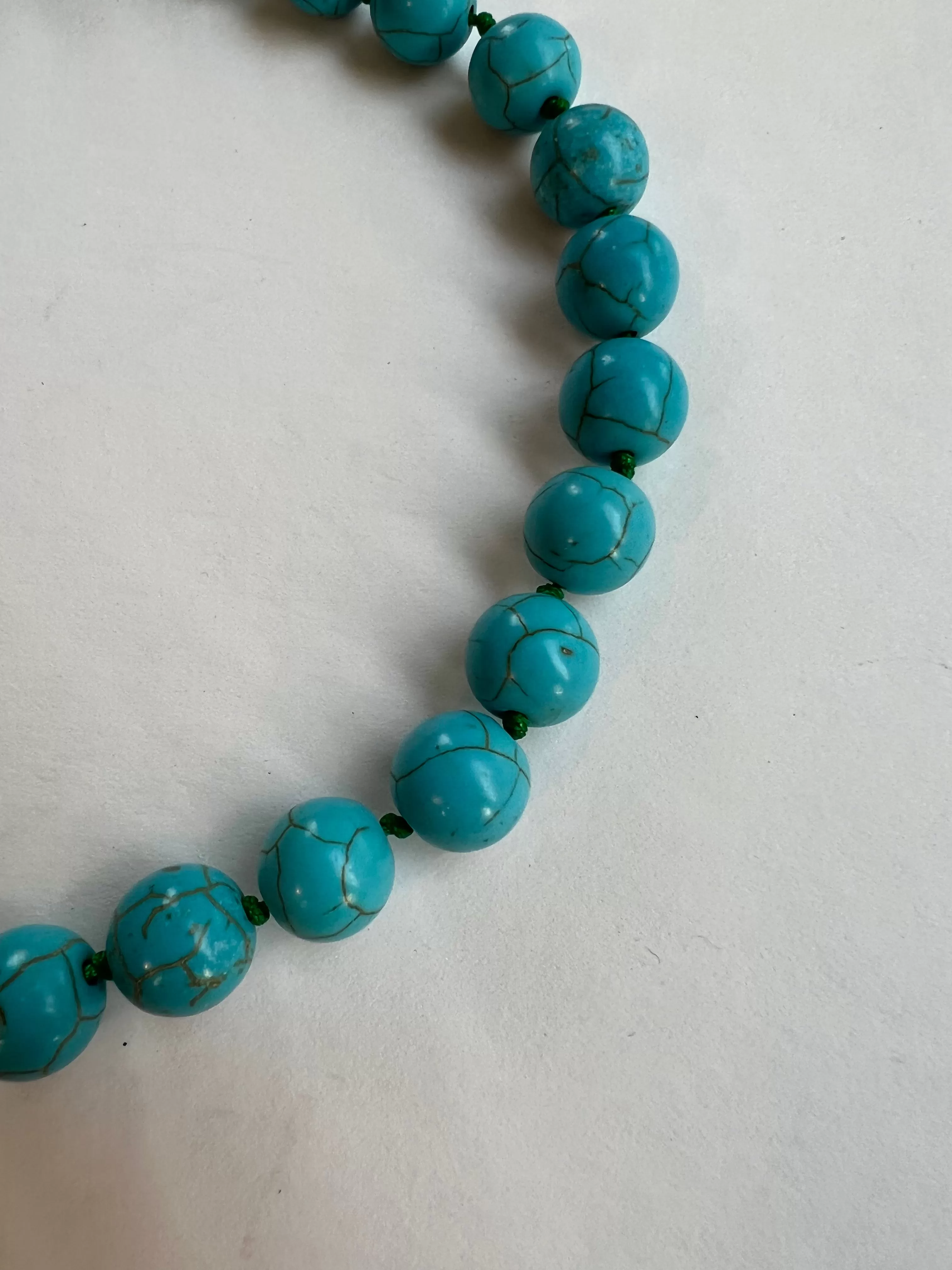 Turquoise Bead Necklace | Joy