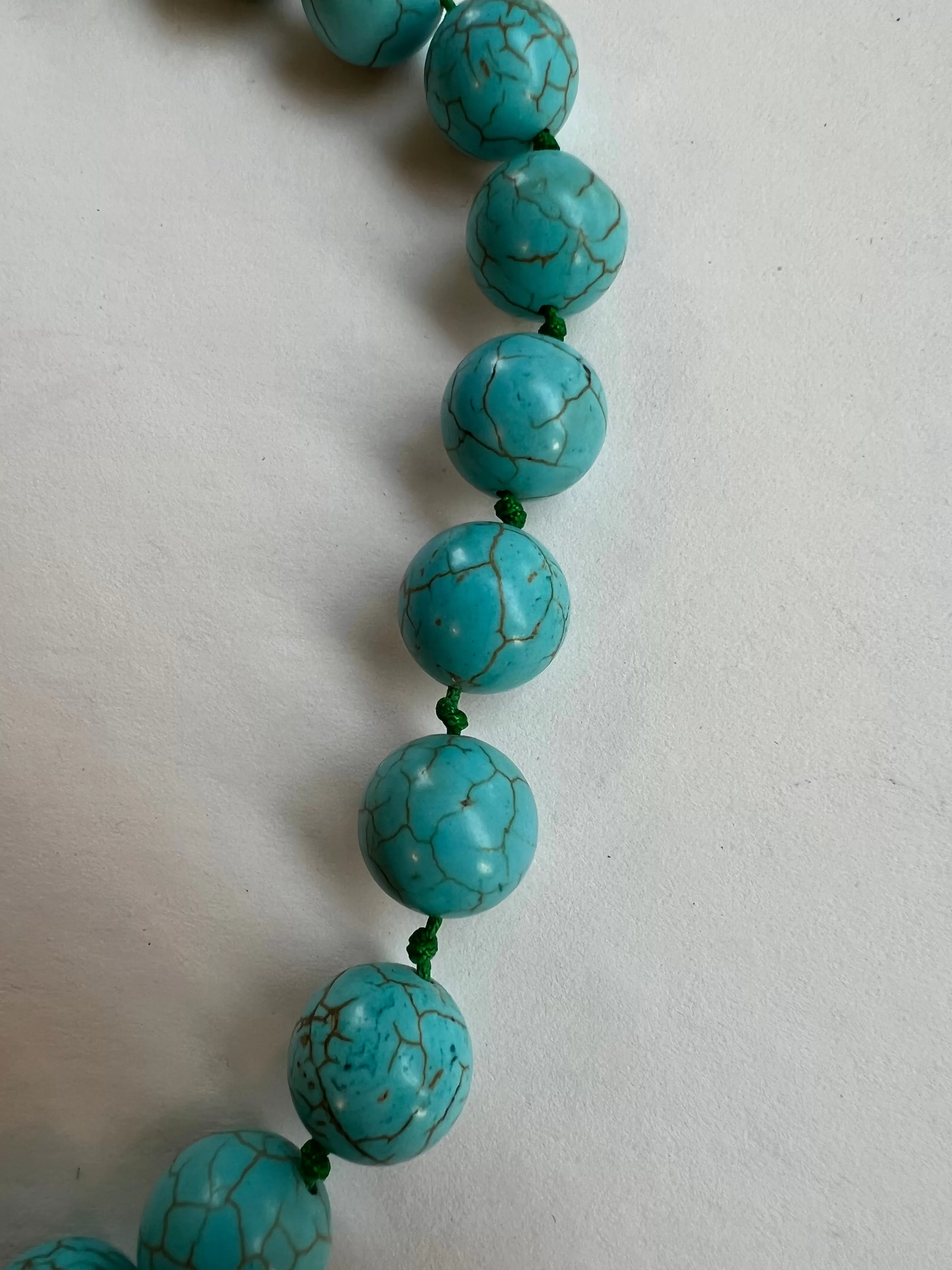 Turquoise Bead Necklace | Joy